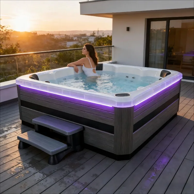 Açık Hava Jakuzisi Çok Kişilik - Spa Wellness Jacuzzi incelemesi ve fiyatı